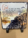 Scripture Slate - For God so Loved the World (Giant Causeway)